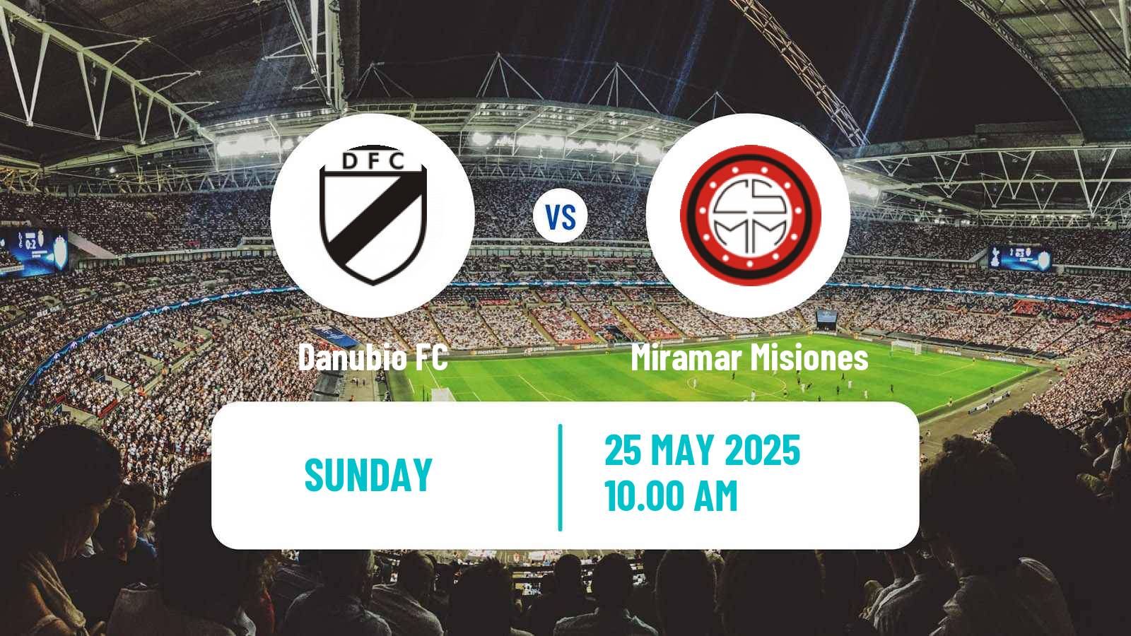 Soccer Uruguayan Primera Division Danubio - Miramar Misiones