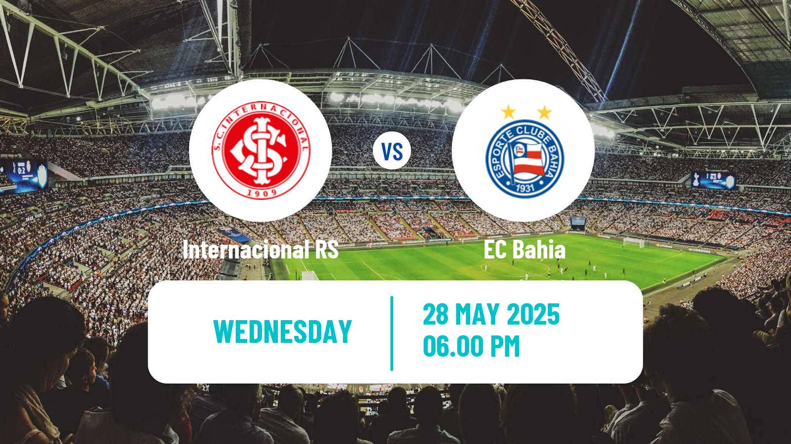 Soccer Copa Libertadores Internacional RS - Bahia