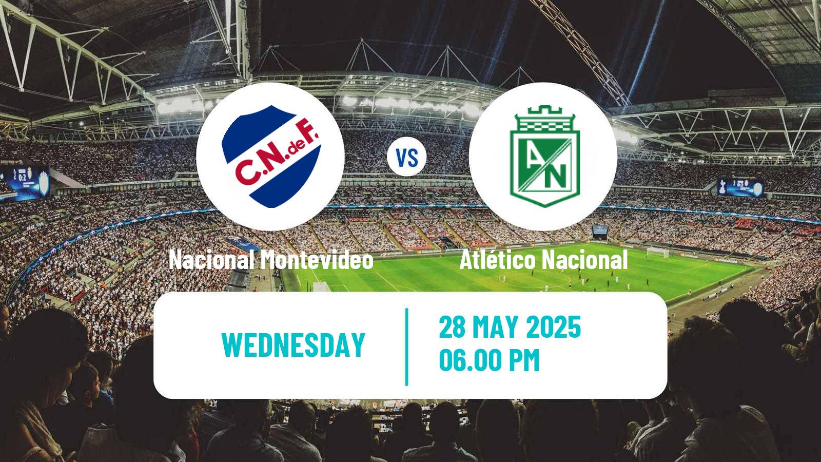 Soccer Copa Libertadores Nacional Montevideo - Atlético Nacional