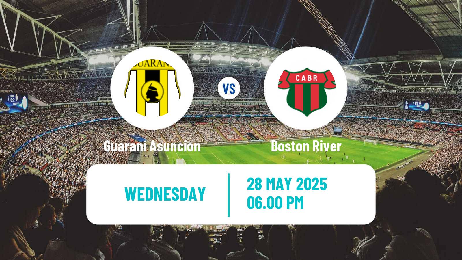Soccer Copa Sudamericana Guaraní Asuncion - Boston River