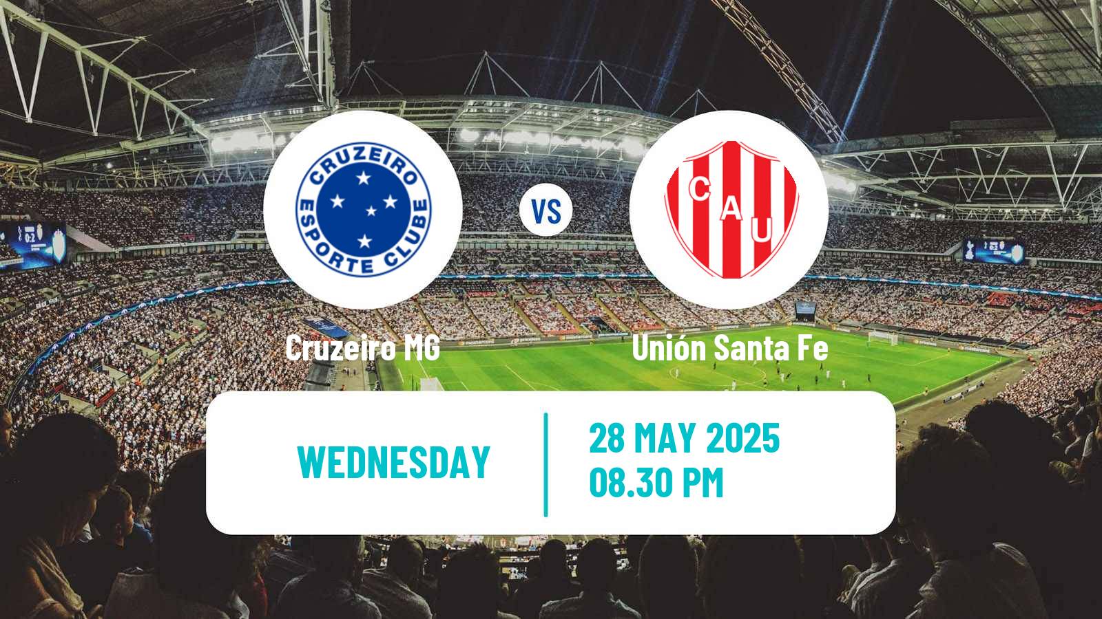 Soccer Copa Sudamericana Cruzeiro - Unión Santa Fe