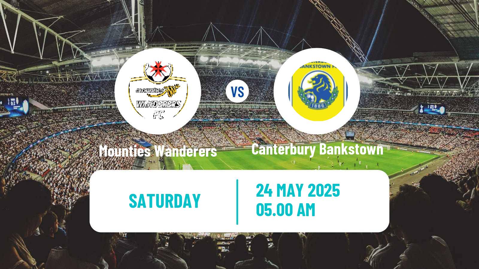 Soccer Australian NSW League One Mounties Wanderers - Canterbury Bankstown
