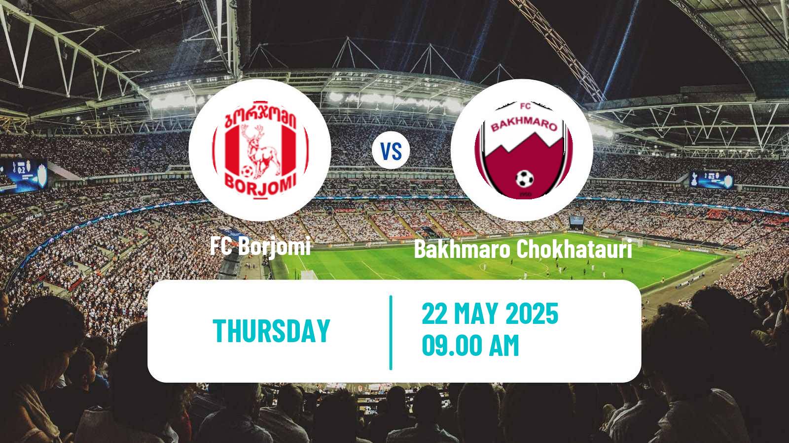 Soccer Georgian Liga 3 Borjomi - Bakhmaro Chokhatauri