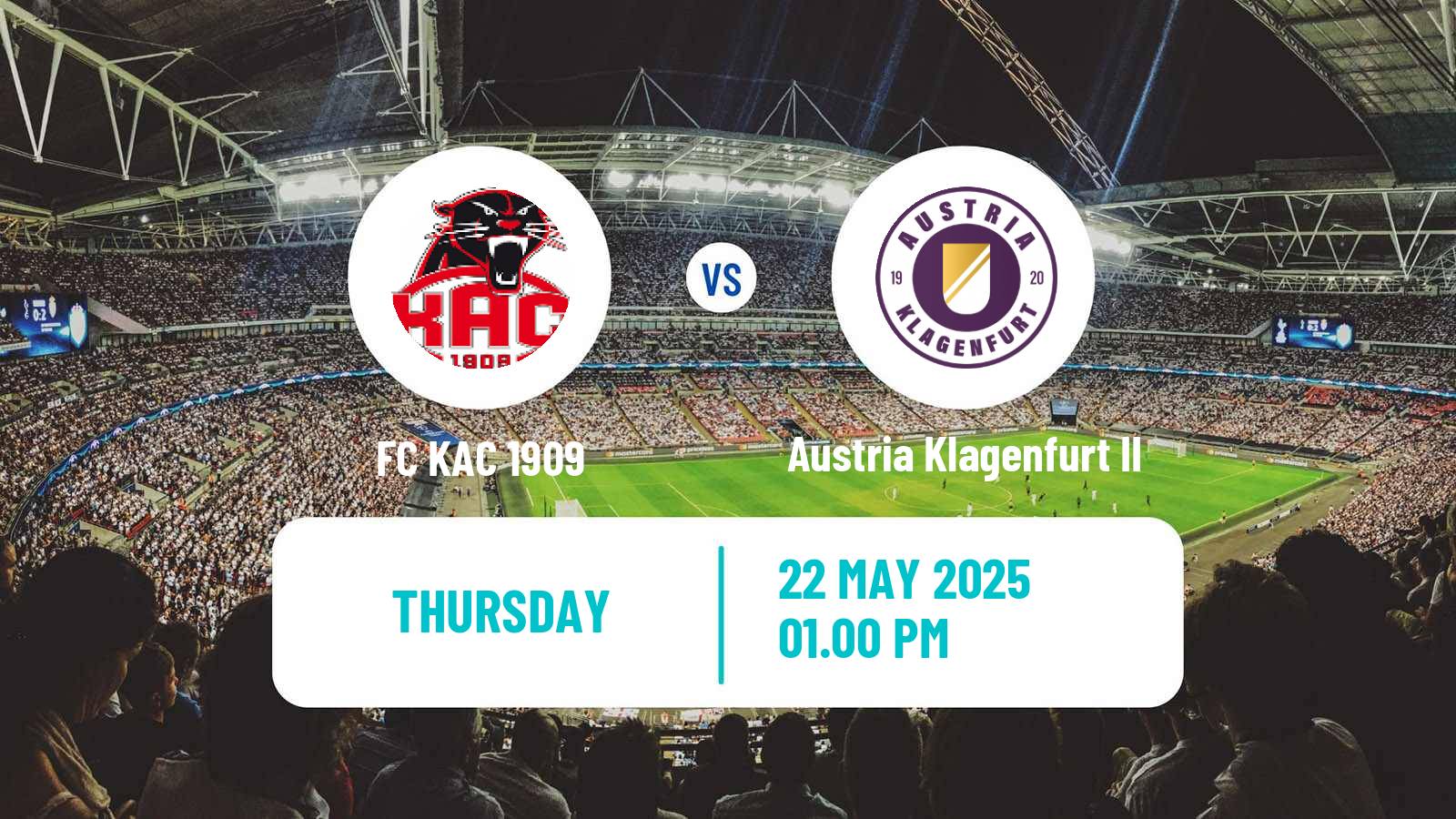 Soccer Austrian Landesliga Karnten KAC 1909 - Austria Klagenfurt II
