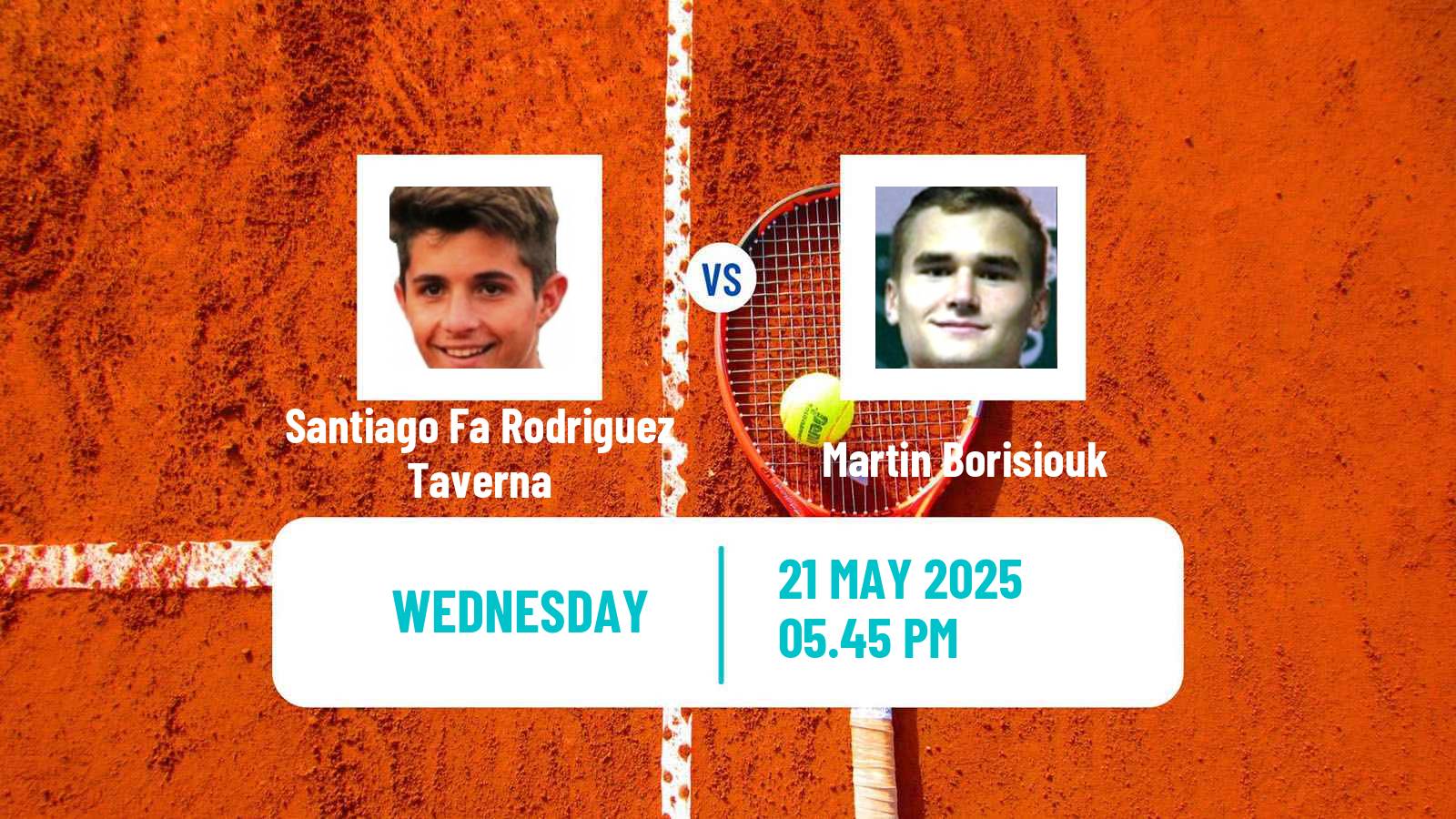 Tennis ITF M25 Orlando Fl Men Santiago Fa Rodriguez Taverna - Martin Borisiouk