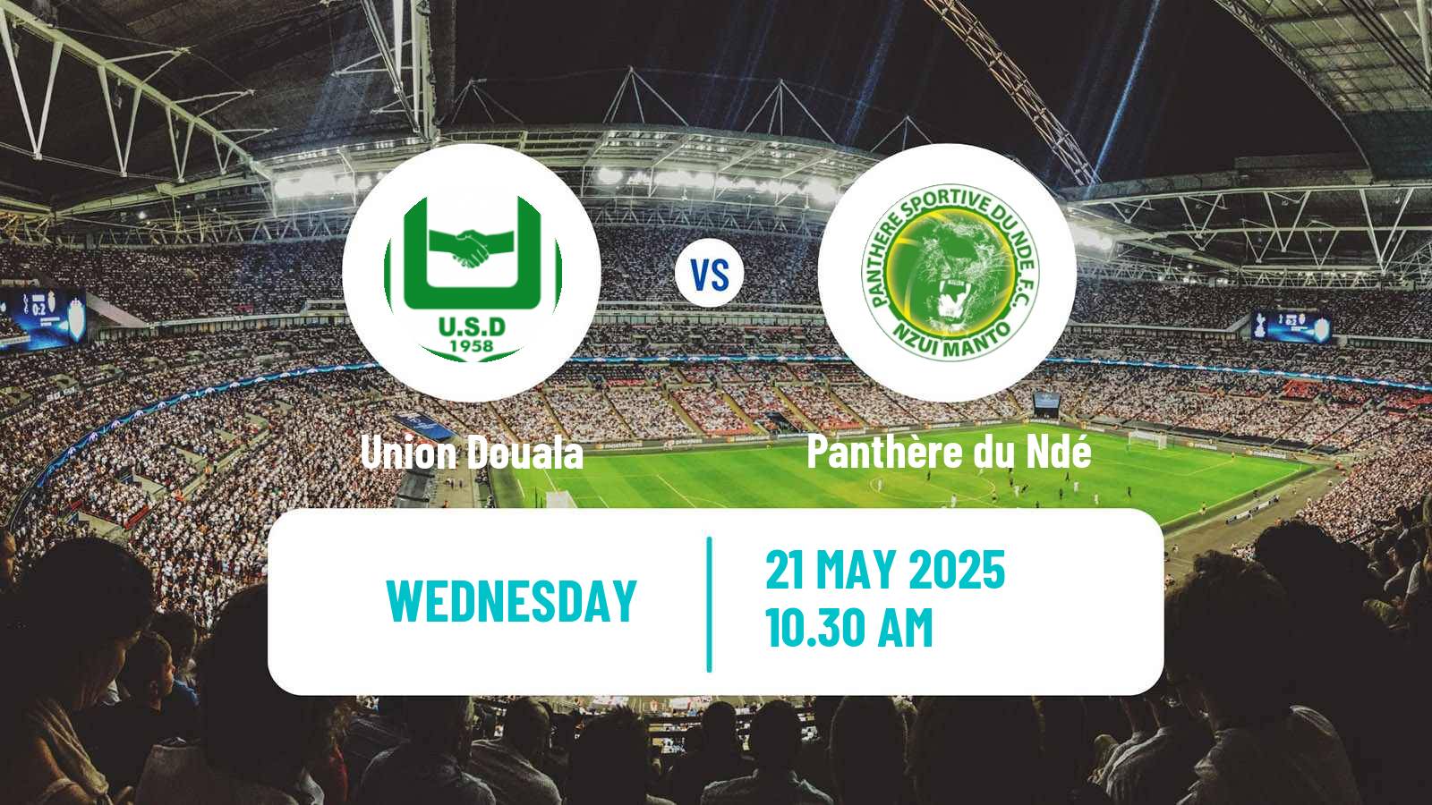 Soccer Cameroon Elite One Union Douala - Panthère du Ndé