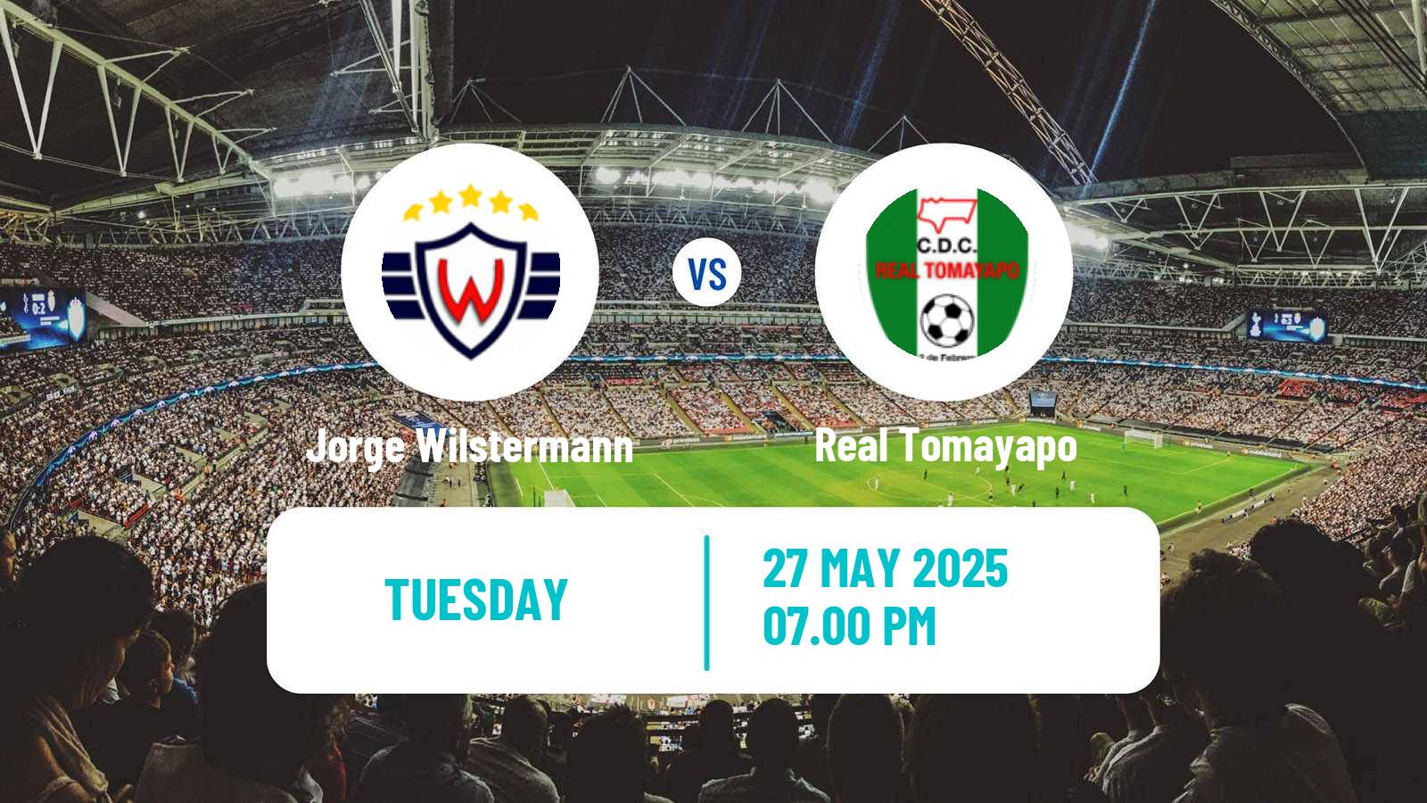 Soccer Bolivian Division Profesional Jorge Wilstermann - Real Tomayapo