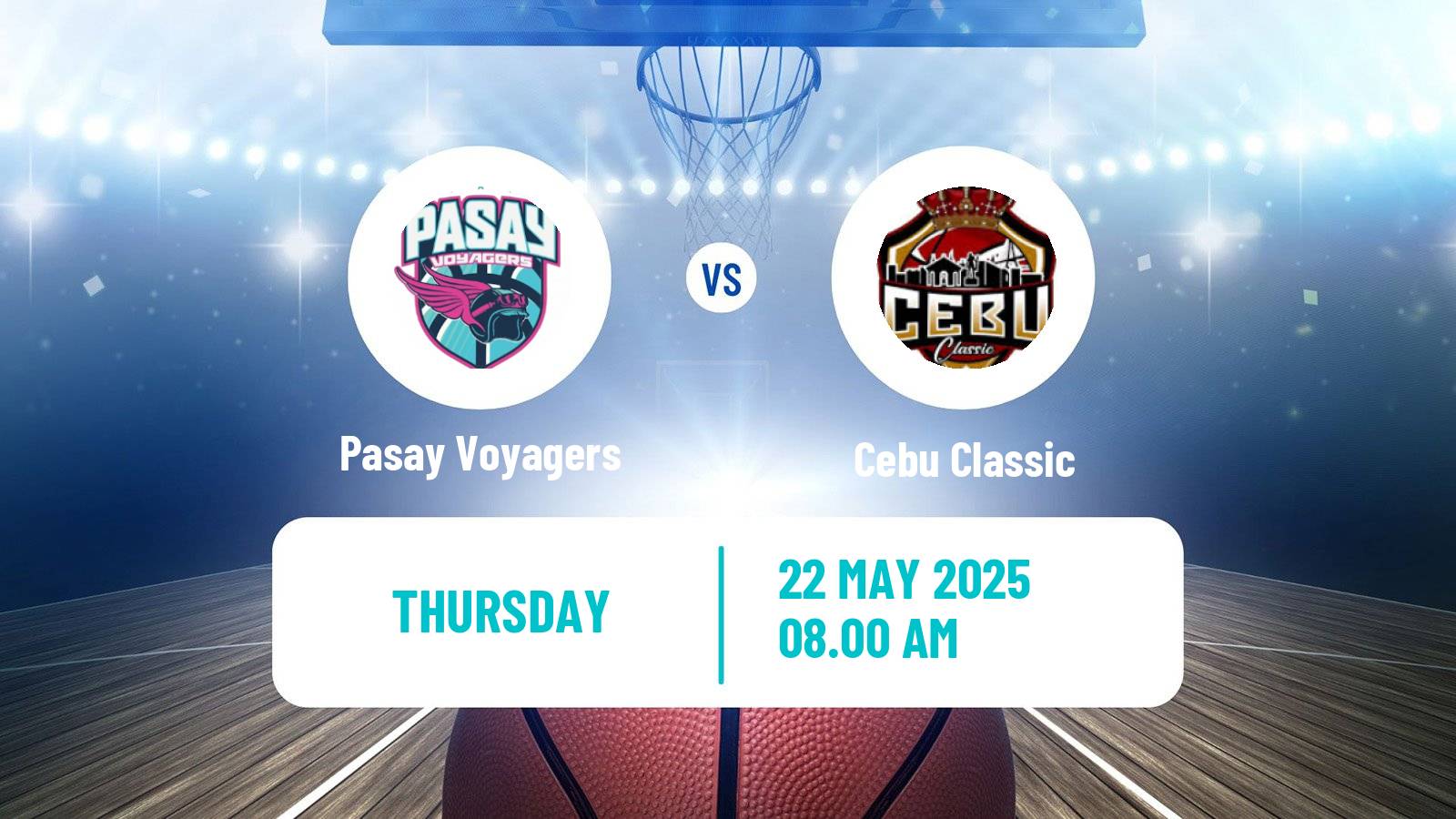 Basketball Philippines MBPL  Pasay Voyagers - Cebu Classic
