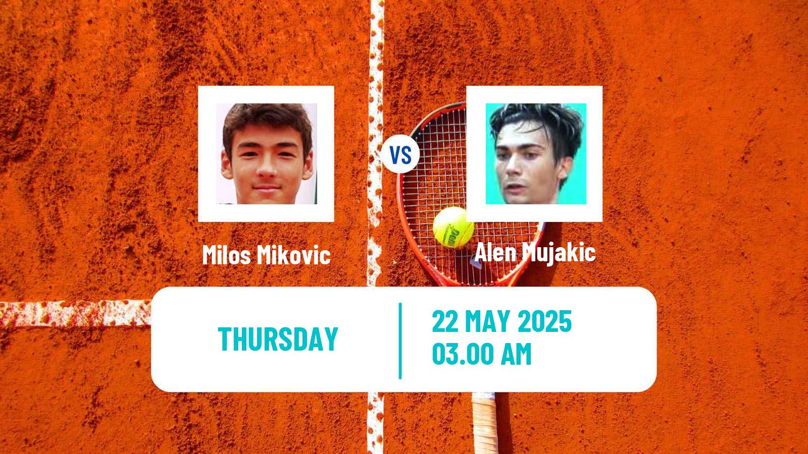 Tennis ITF M15 Kursumlijska Banja 4 Men Milos Mikovic - Alen Mujakic