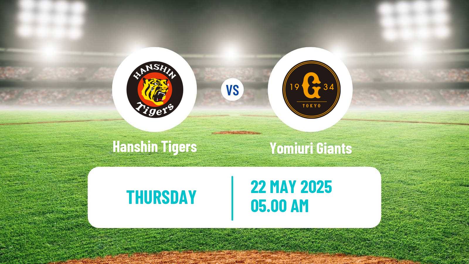 Baseball NPB Hanshin Tigers - Yomiuri Giants