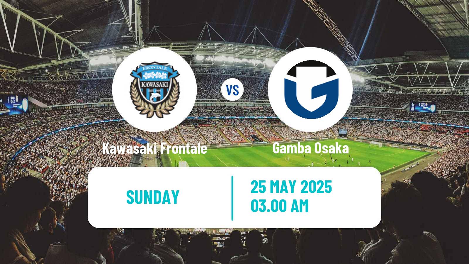 Soccer Japan J1 League Kawasaki Frontale - Gamba Osaka
