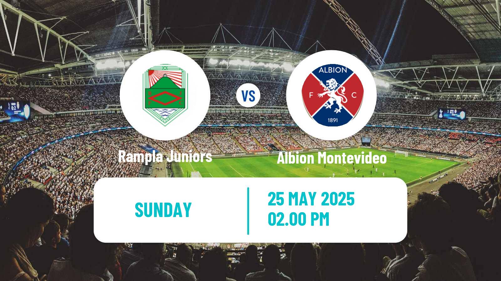 Soccer Uruguayan Segunda Division Rampla Juniors - Albion Montevideo