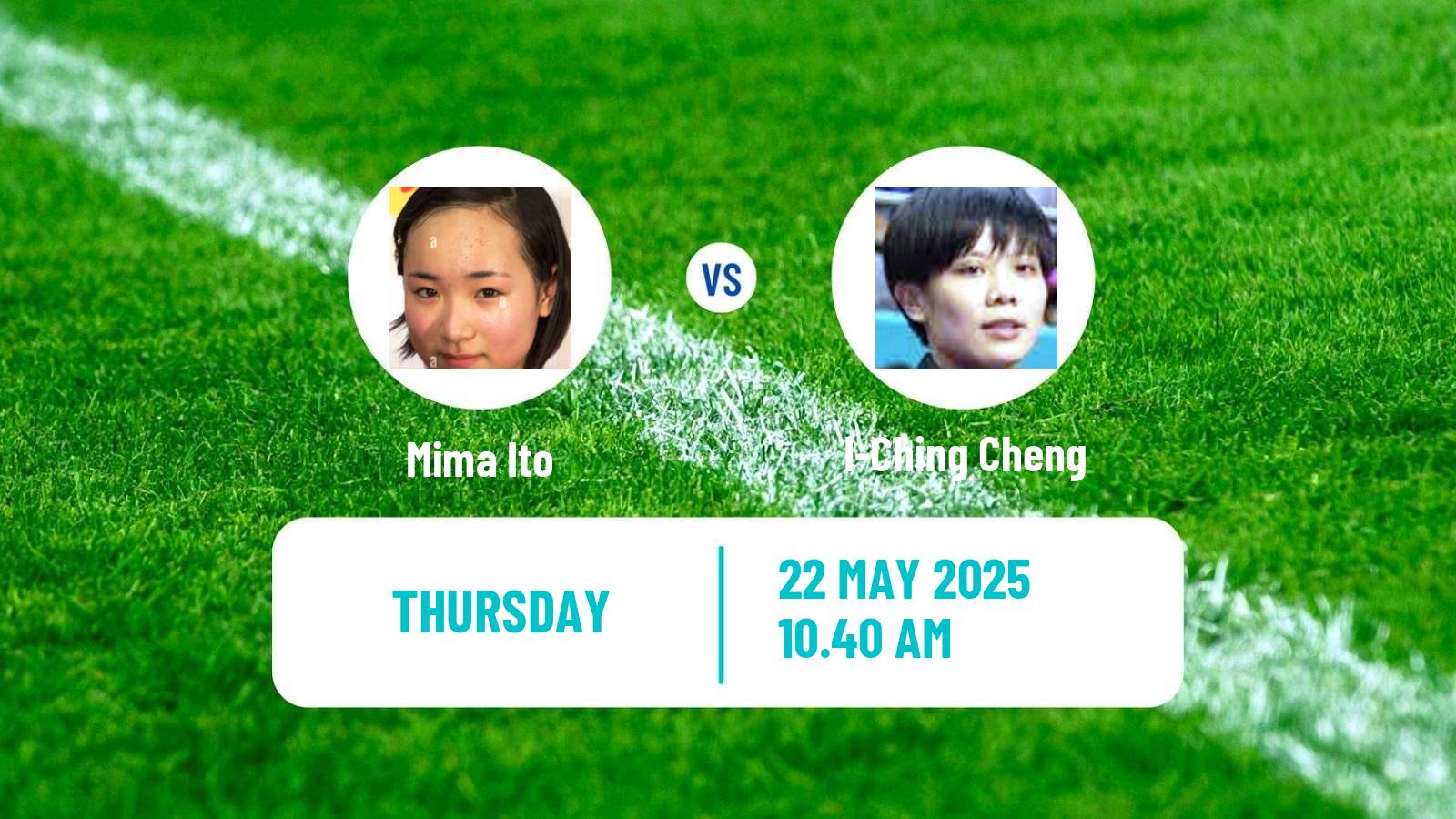 Table tennis World Championships Women Mima Ito - I-Ching Cheng