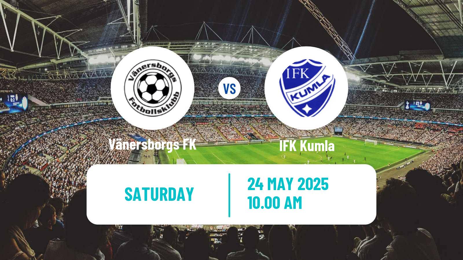 Soccer Swedish Division 2 - Norra Götaland Vänersborgs FK - Kumla