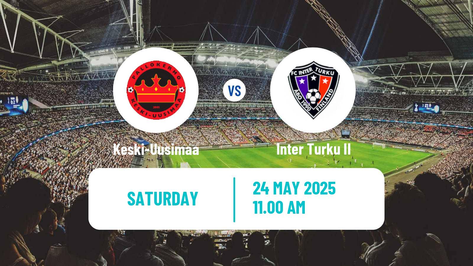 Soccer Finnish Ykkonen Keski-Uusimaa - Inter Turku II