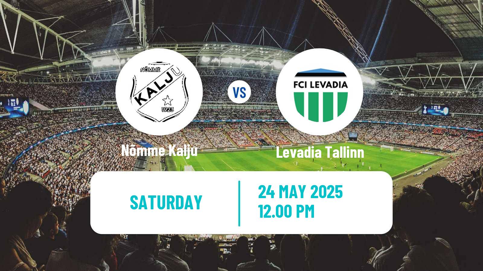 Soccer Estonian Cup Nõmme Kalju - Levadia Tallinn