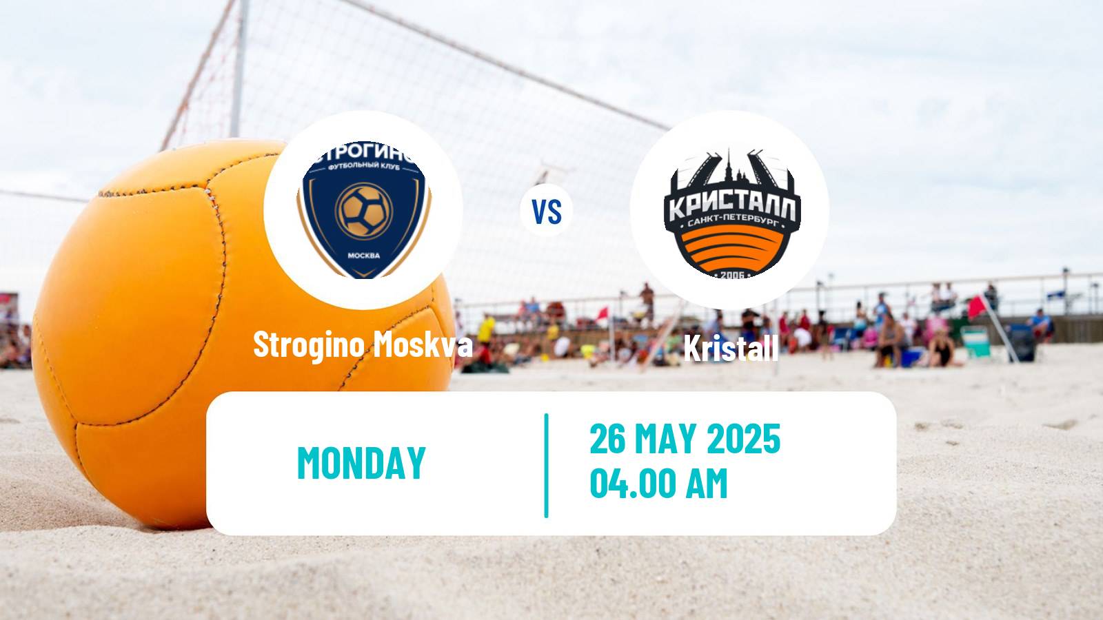Beach soccer Superliga Strogino Moskva - Kristall