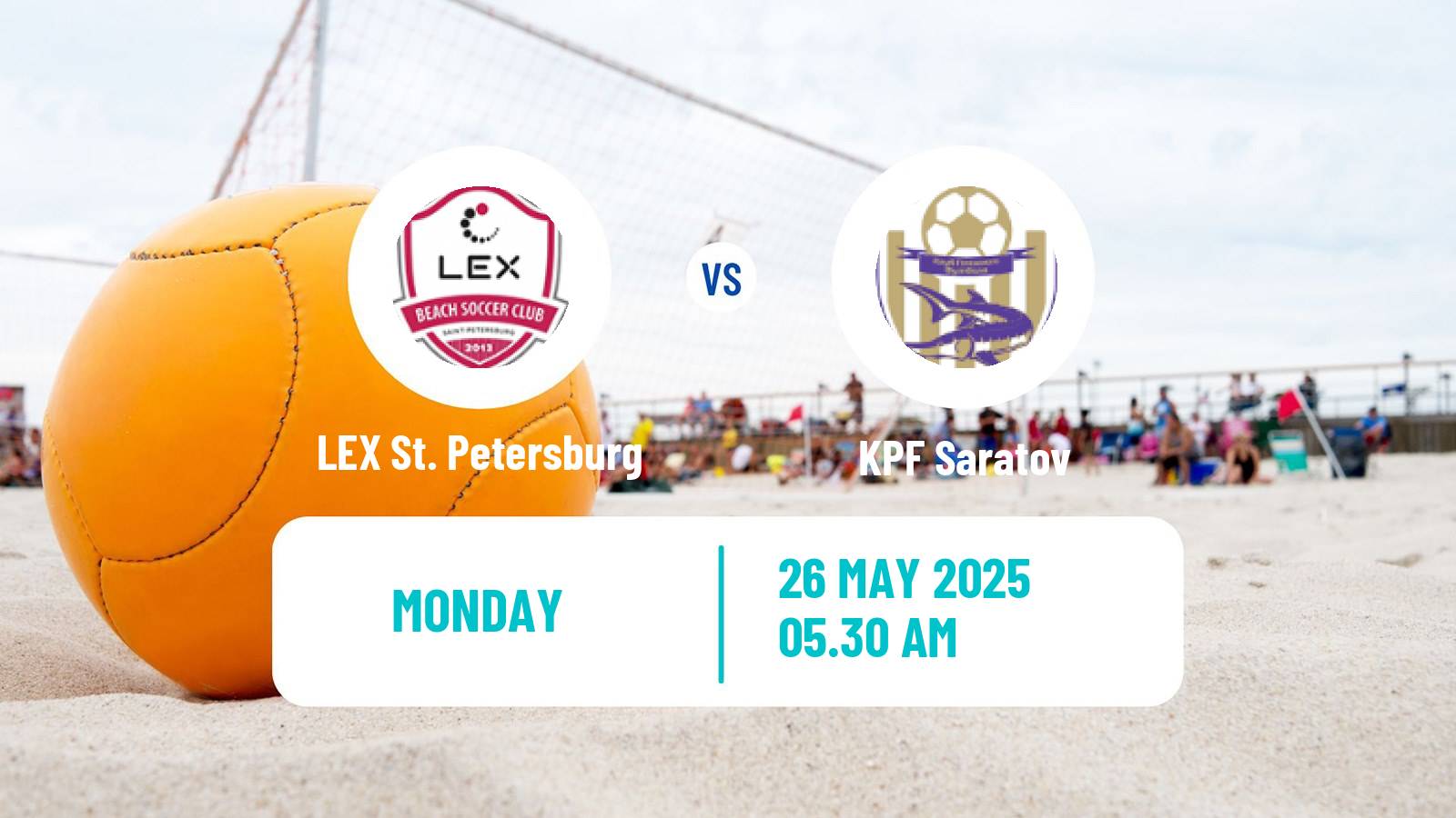 Beach soccer Superliga LEX St. Petersburg - KPF Saratov