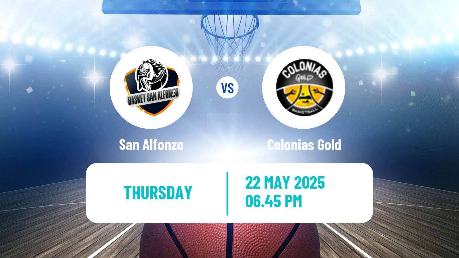 Basketball Paraguayan LNB Basketball San Alfonzo - Colonias Gold