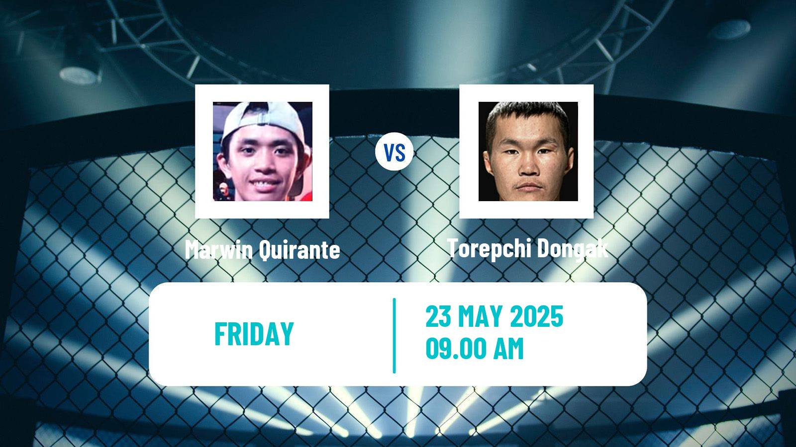 MMA Strawweight One Championship Men Marwin Quirante - Torepchi Dongak