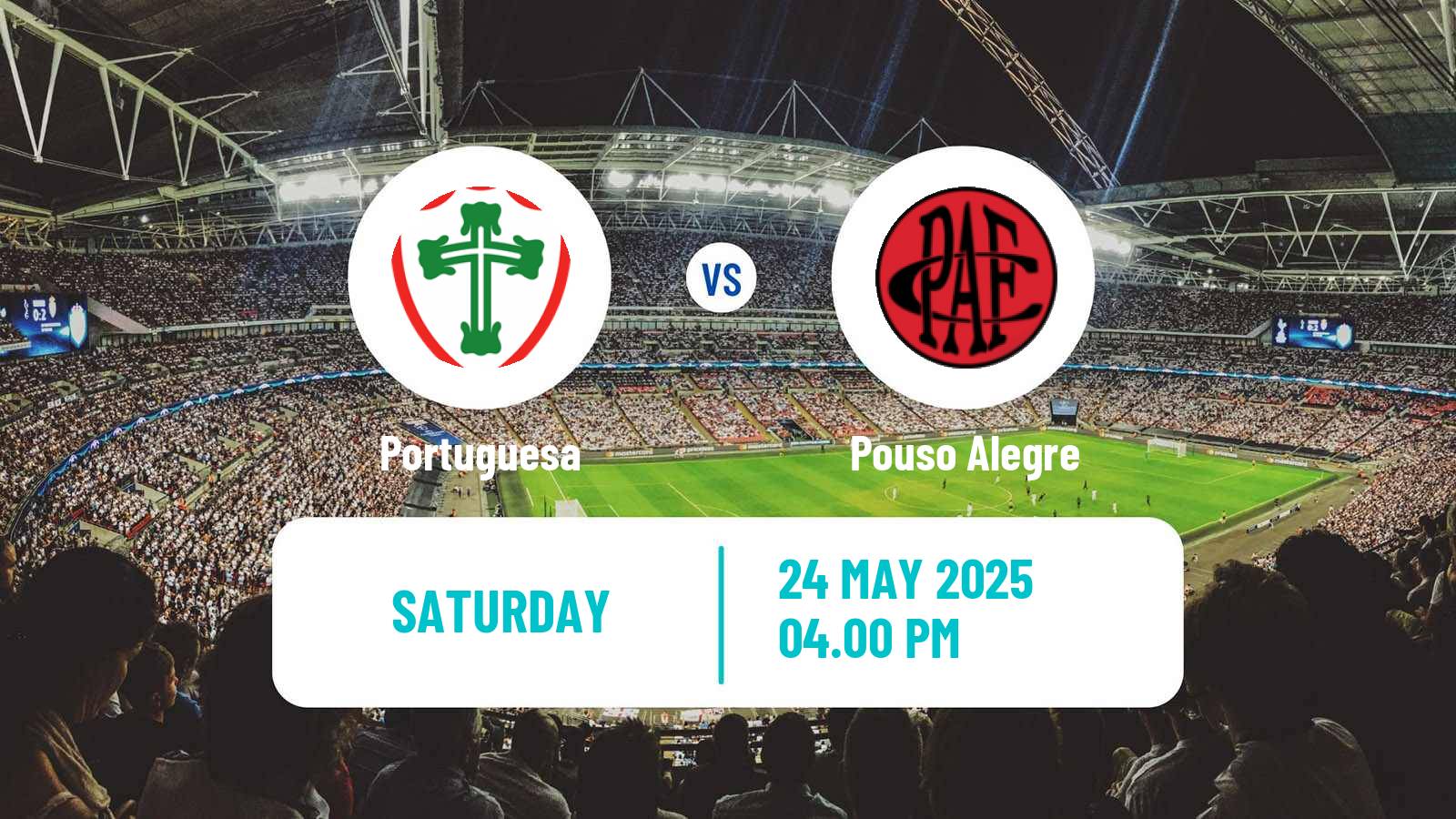 Soccer Brazilian Serie D Portuguesa - Pouso Alegre