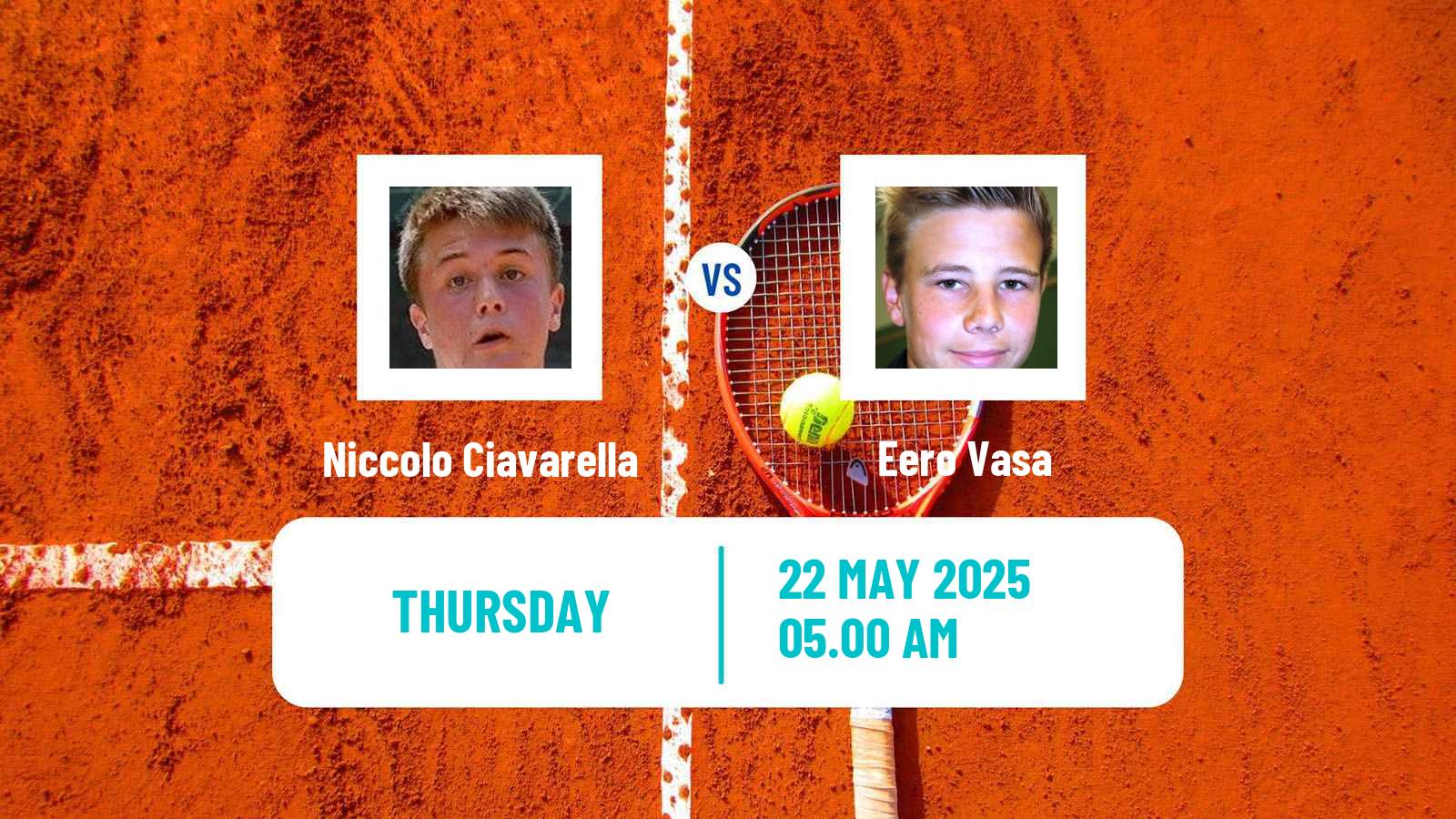 Tennis ITF M15 Kotka Men Niccolo Ciavarella - Eero Vasa