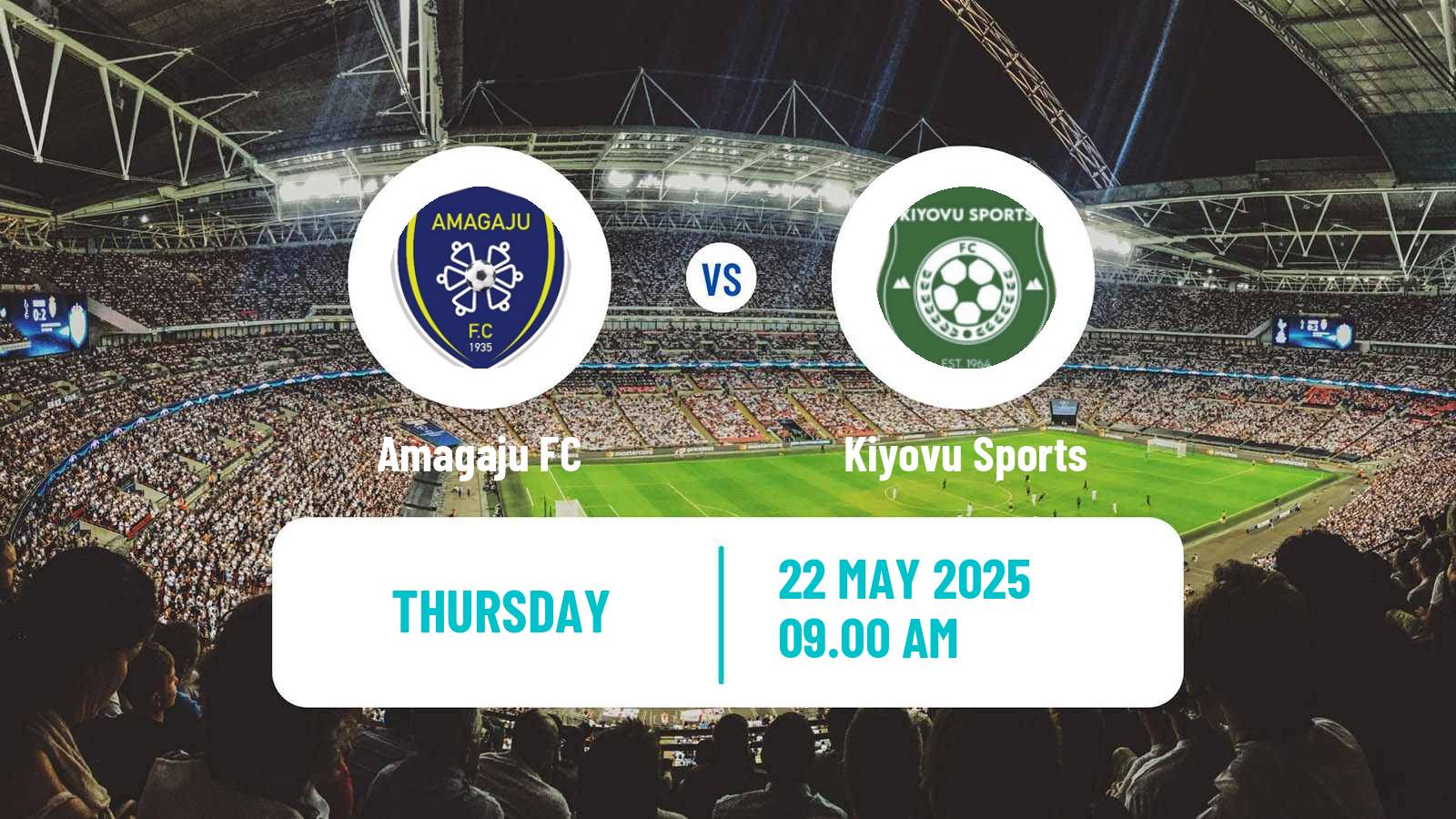 Soccer Rwanda Premier League Amagaju - Kiyovu Sports