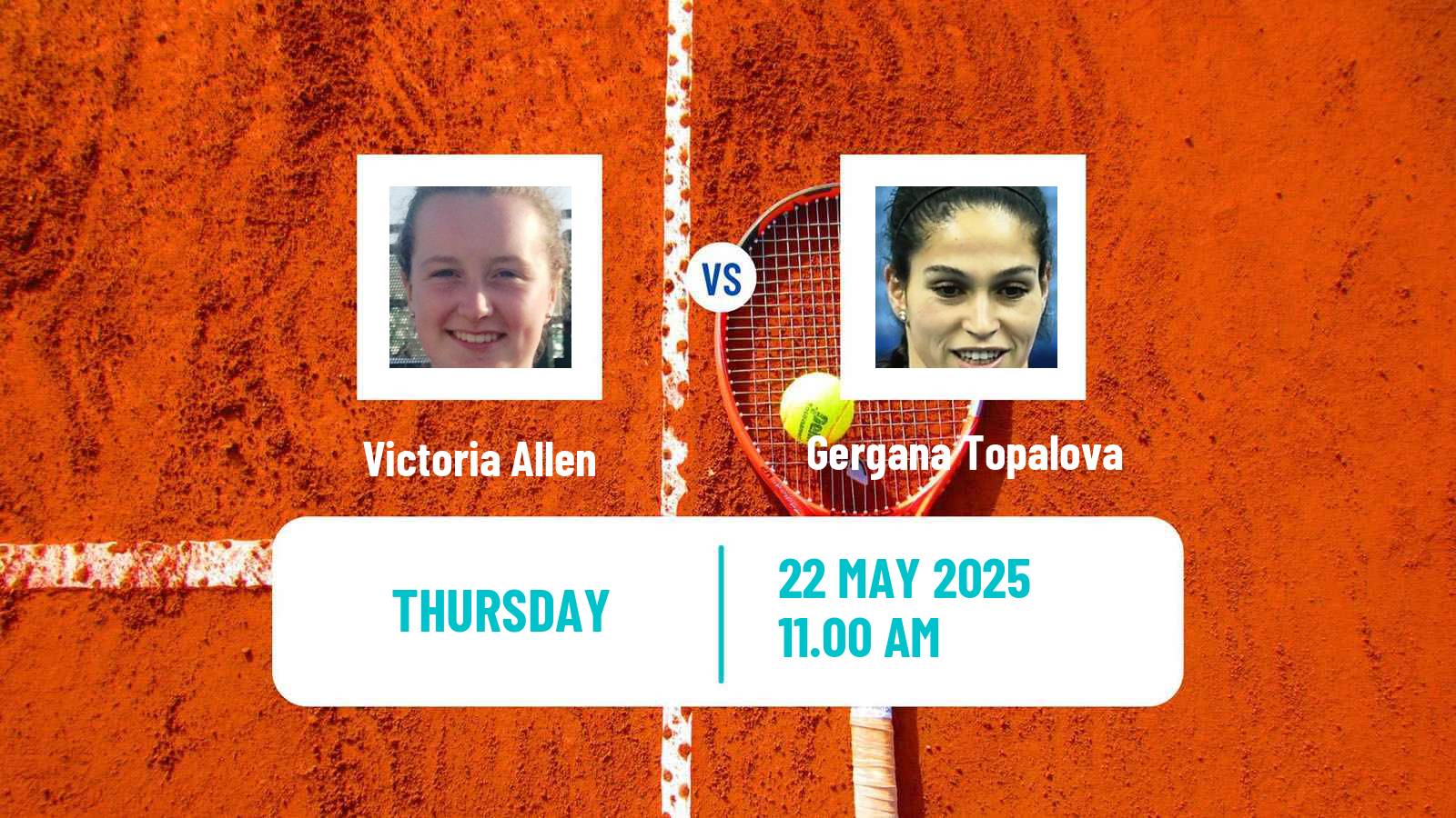 Tennis ITF W35 Santo Domingo Women Victoria Allen - Gergana Topalova