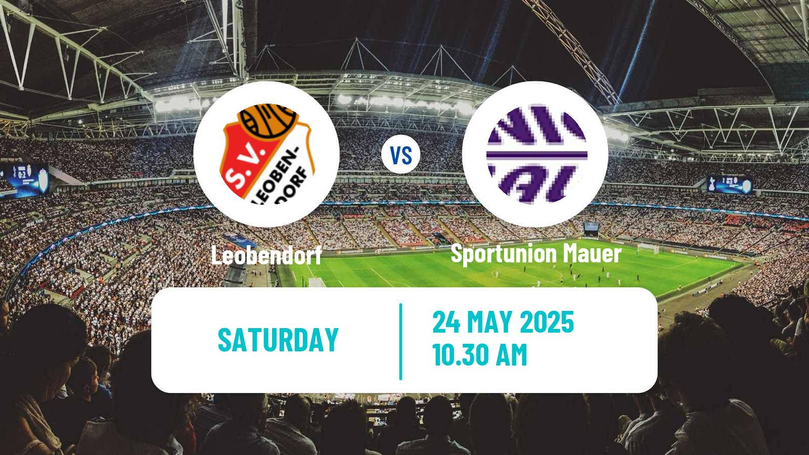Soccer Austrian Regionalliga East Leobendorf - Sportunion Mauer