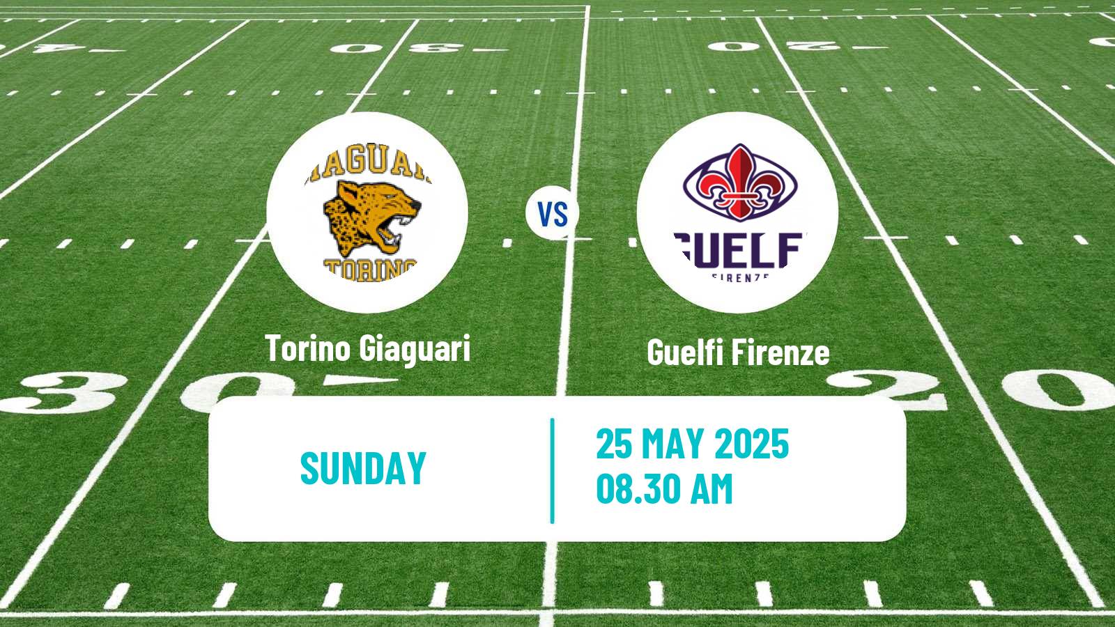American football Italian IFL Torino Giaguari - Guelfi Firenze