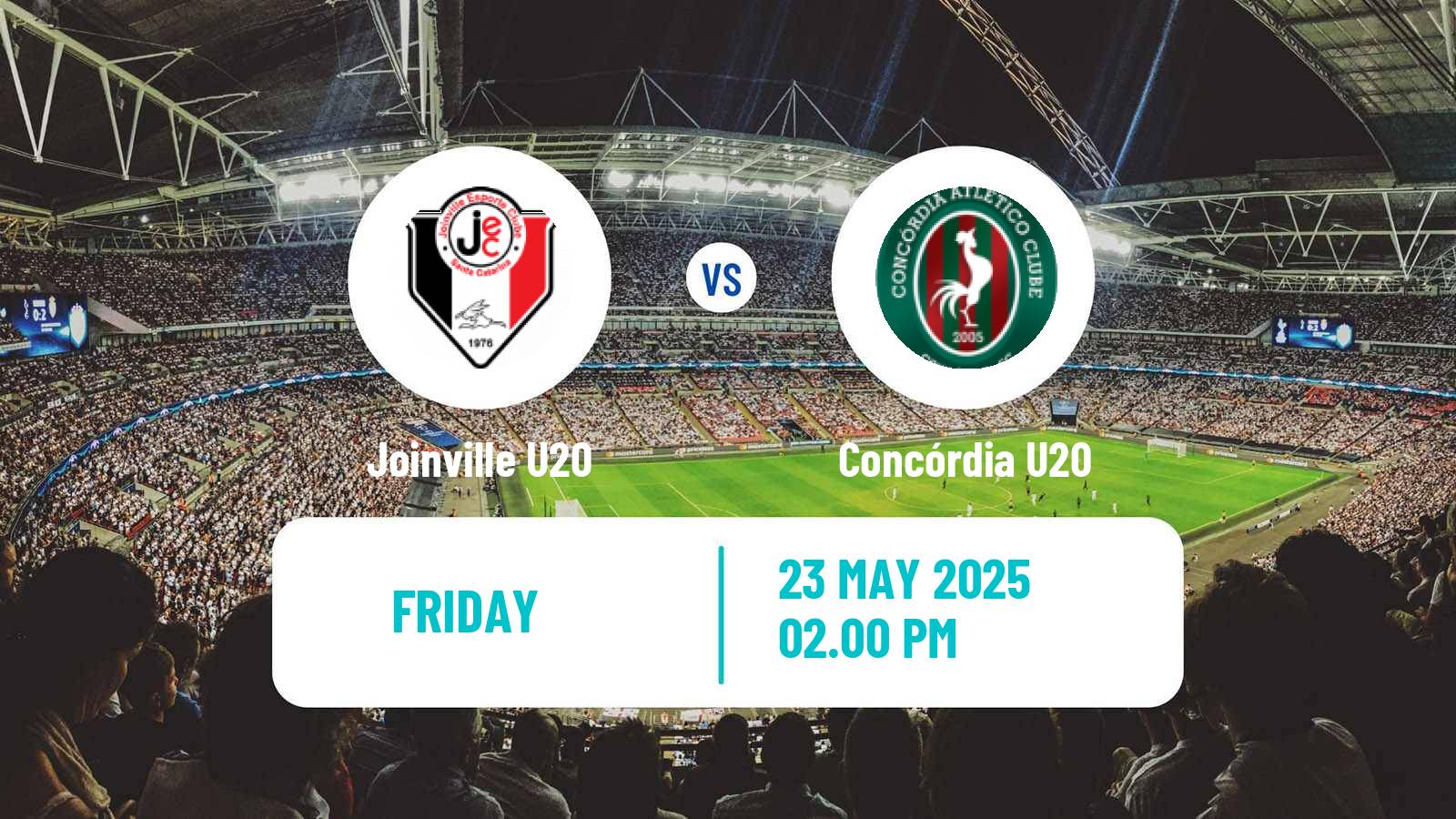Soccer Brazilian Catarinense U20 Joinville U20 - Concórdia U20