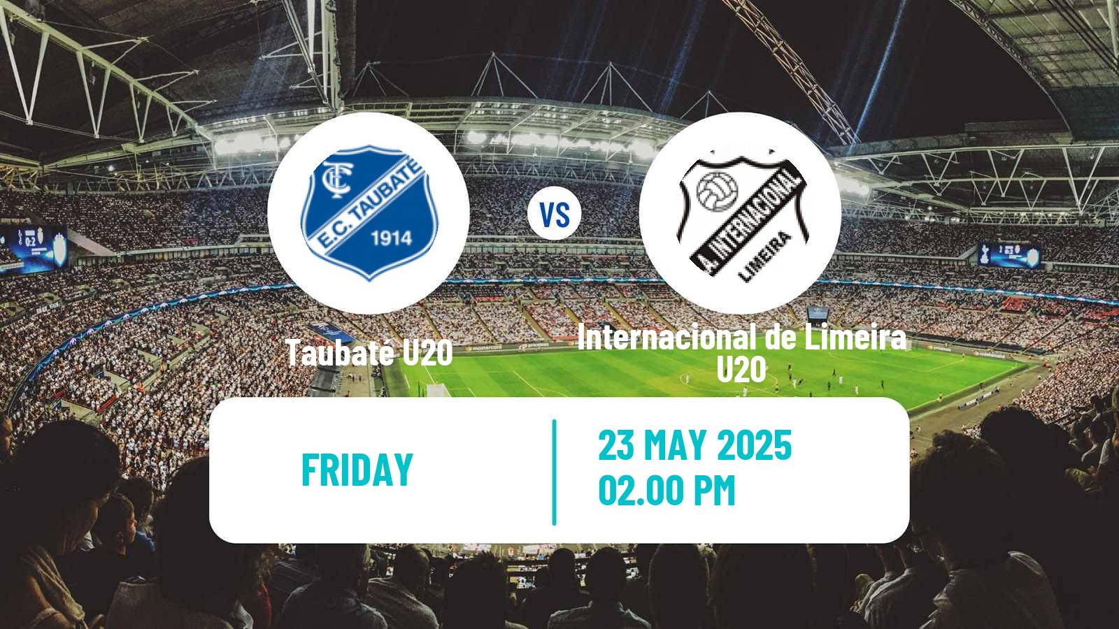 Soccer Brazilian Paulista U20 Taubaté U20 - Internacional de Limeira U20