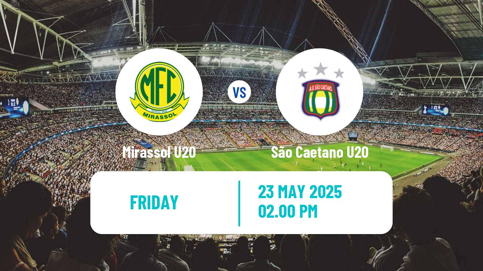 Soccer Brazilian Paulista U20 Mirassol U20 - São Caetano U20
