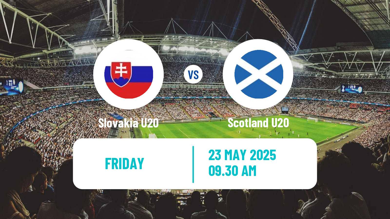 Soccer Friendly Slovakia U20 - Scotland U20