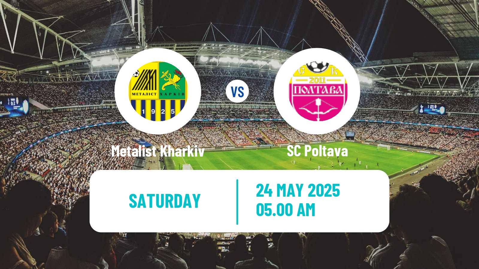 Soccer Ukrainian Persha Liga Metalist Kharkiv - Poltava