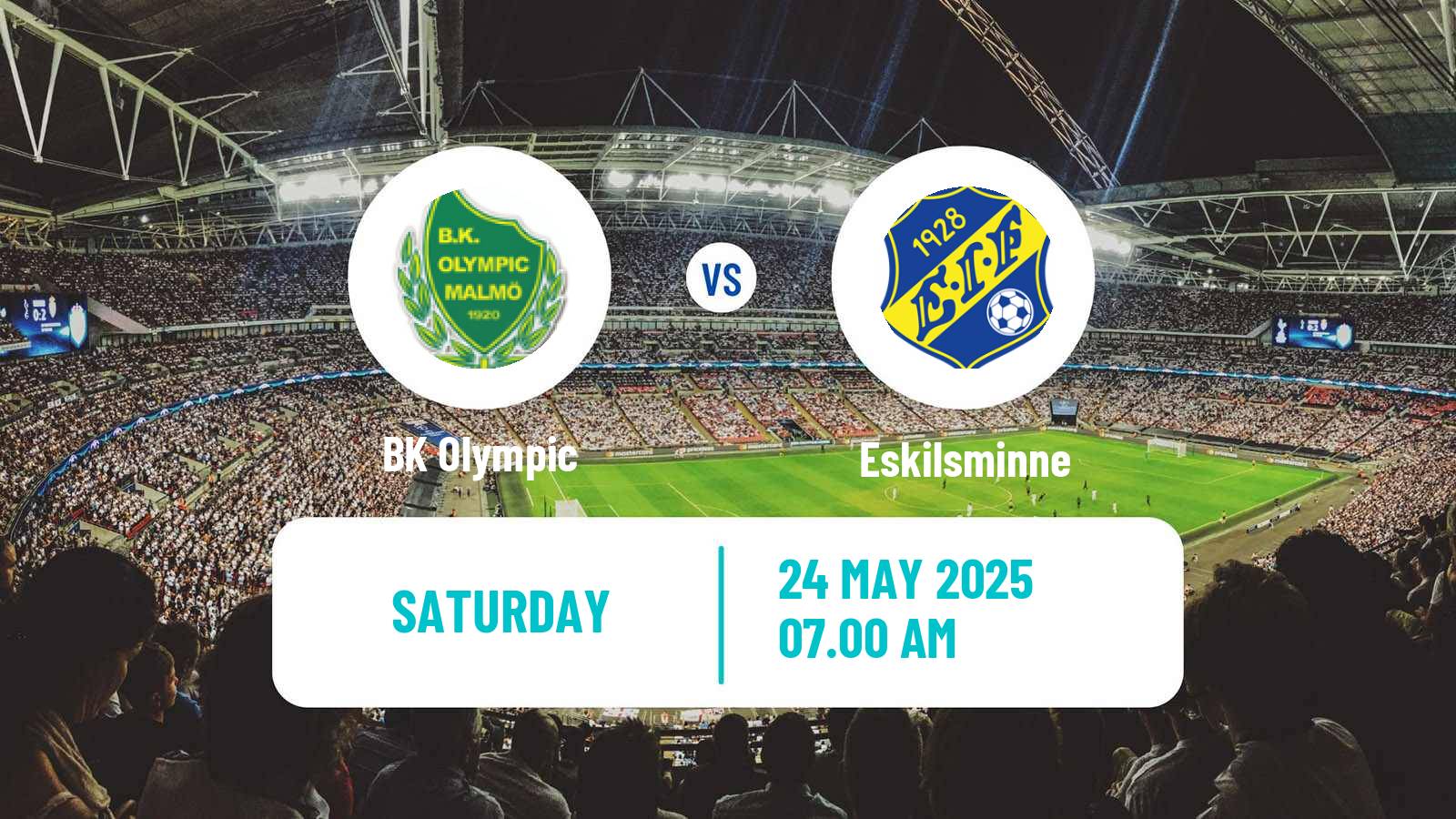 Soccer Swedish Division 1 Södra Olympic - Eskilsminne