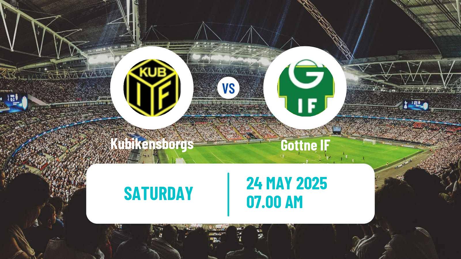 Soccer Swedish Division 2 - Norrland Kubikensborgs - Gottne