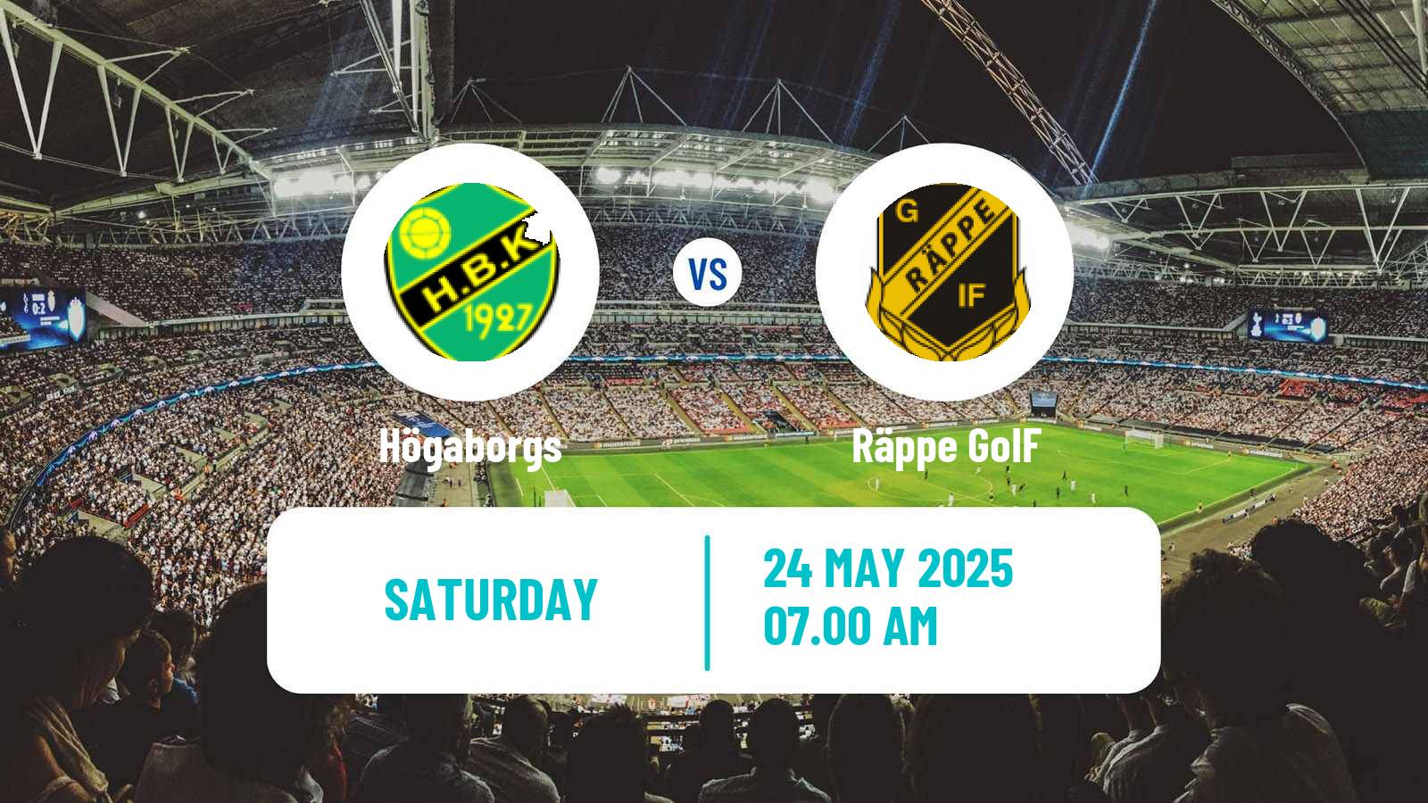 Soccer Swedish Division 2 - Södra Götaland Högaborgs - Räppe GoIF