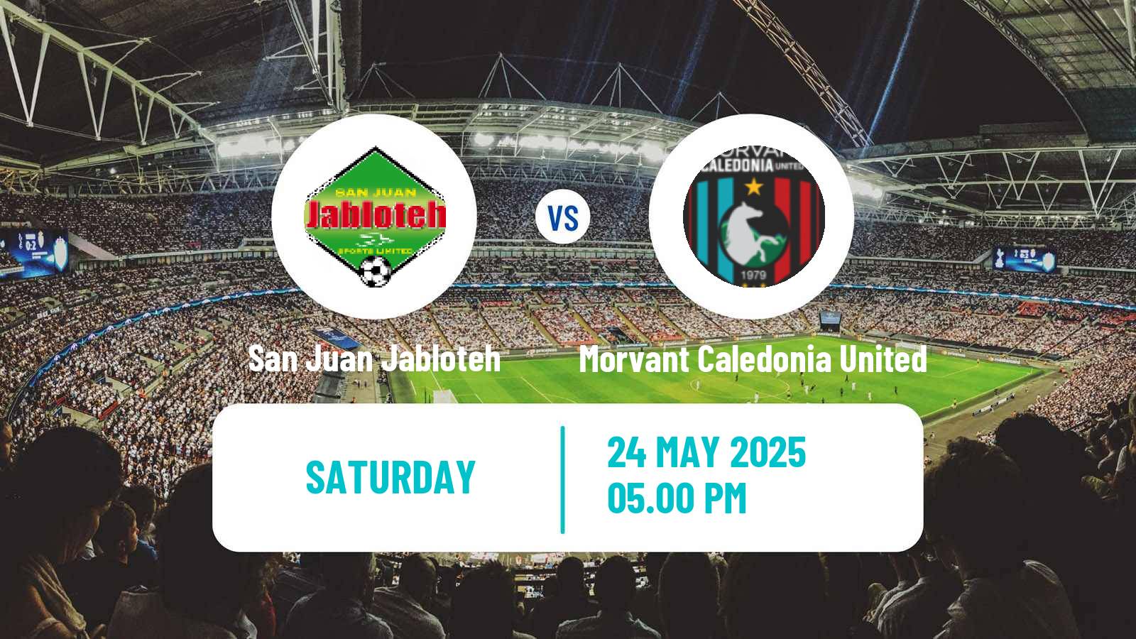 Soccer Trinidad and Tobago Premier League San Juan Jabloteh - Morvant Caledonia United