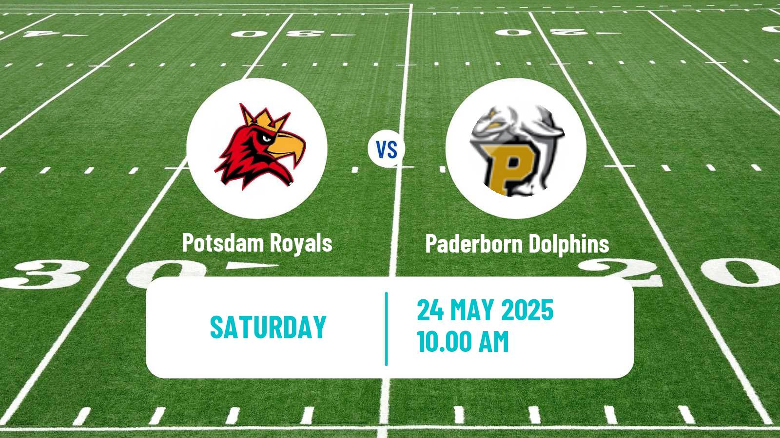 American football German GFL Potsdam Royals - Paderborn Dolphins