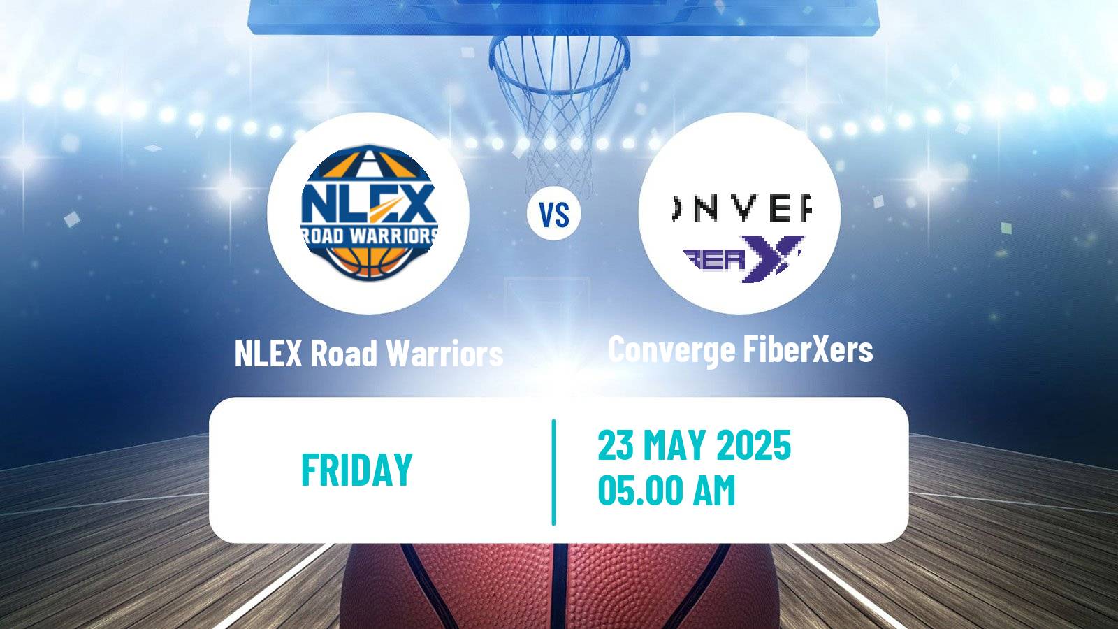Basketball Philippines Cup NLEX Road Warriors - Converge FiberXers