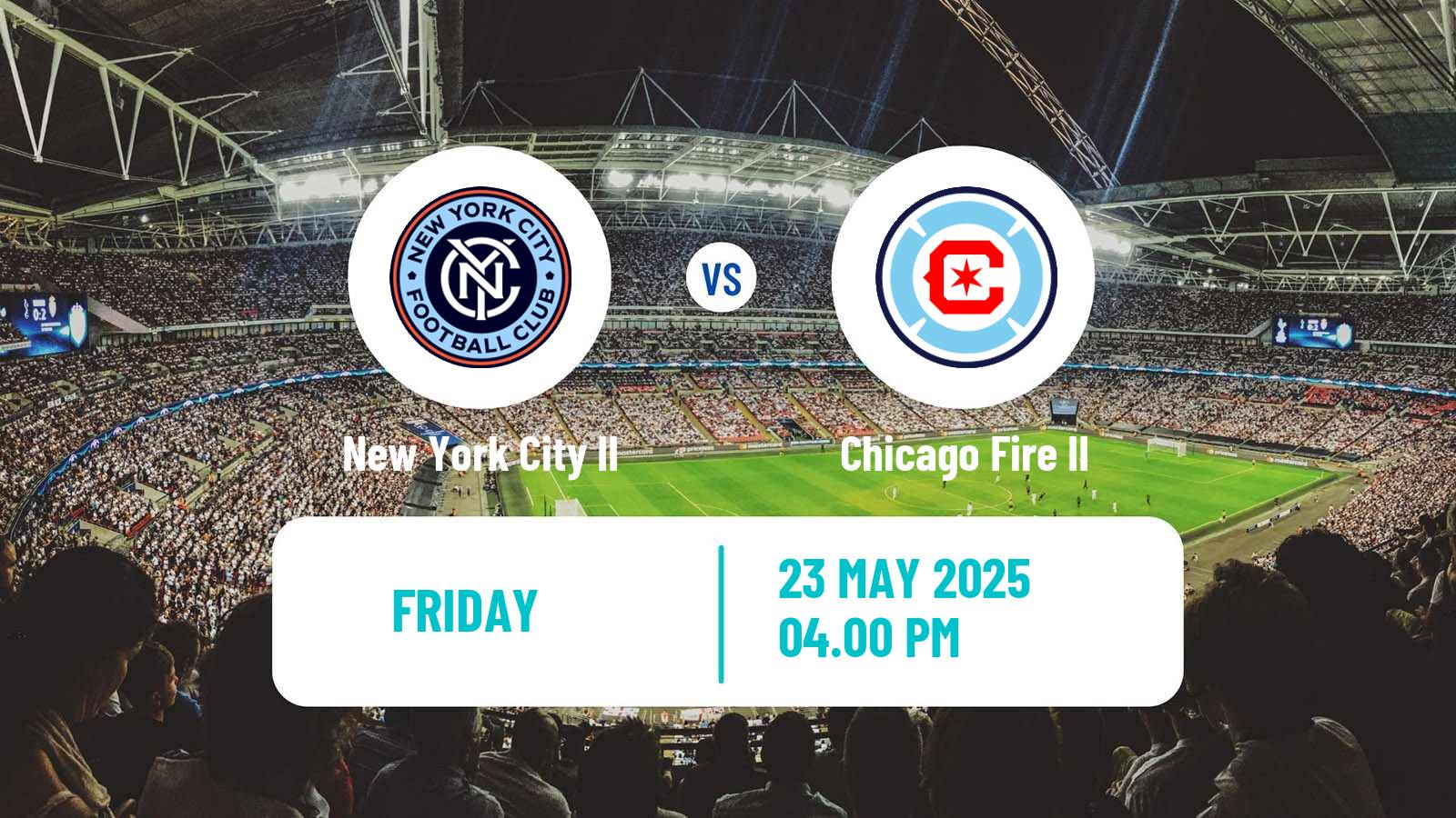 Soccer MLS Next Pro New York City II - Chicago Fire II