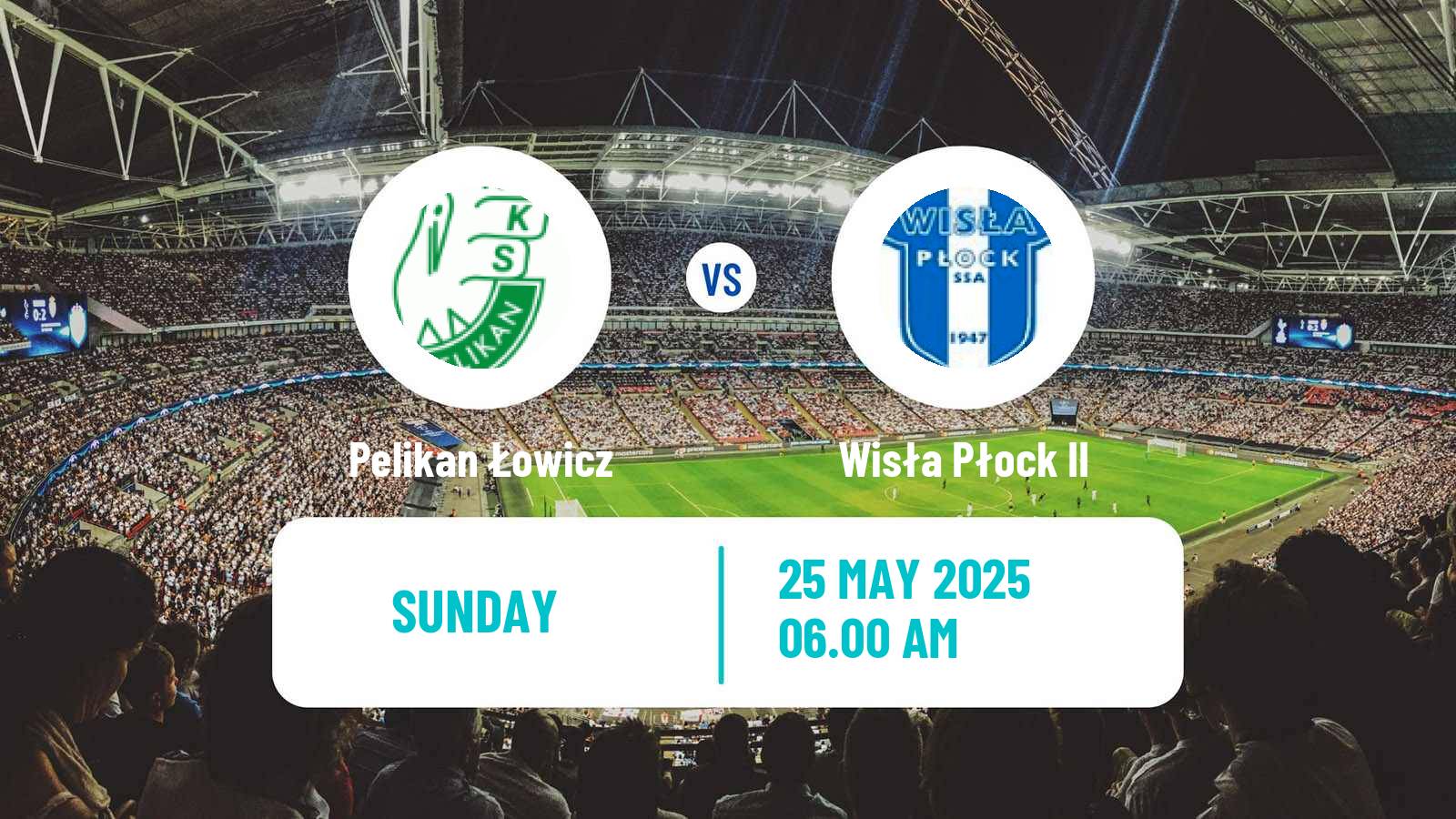 Soccer Polish Division 3 - Group I Pelikan Łowicz - Wisła Płock II