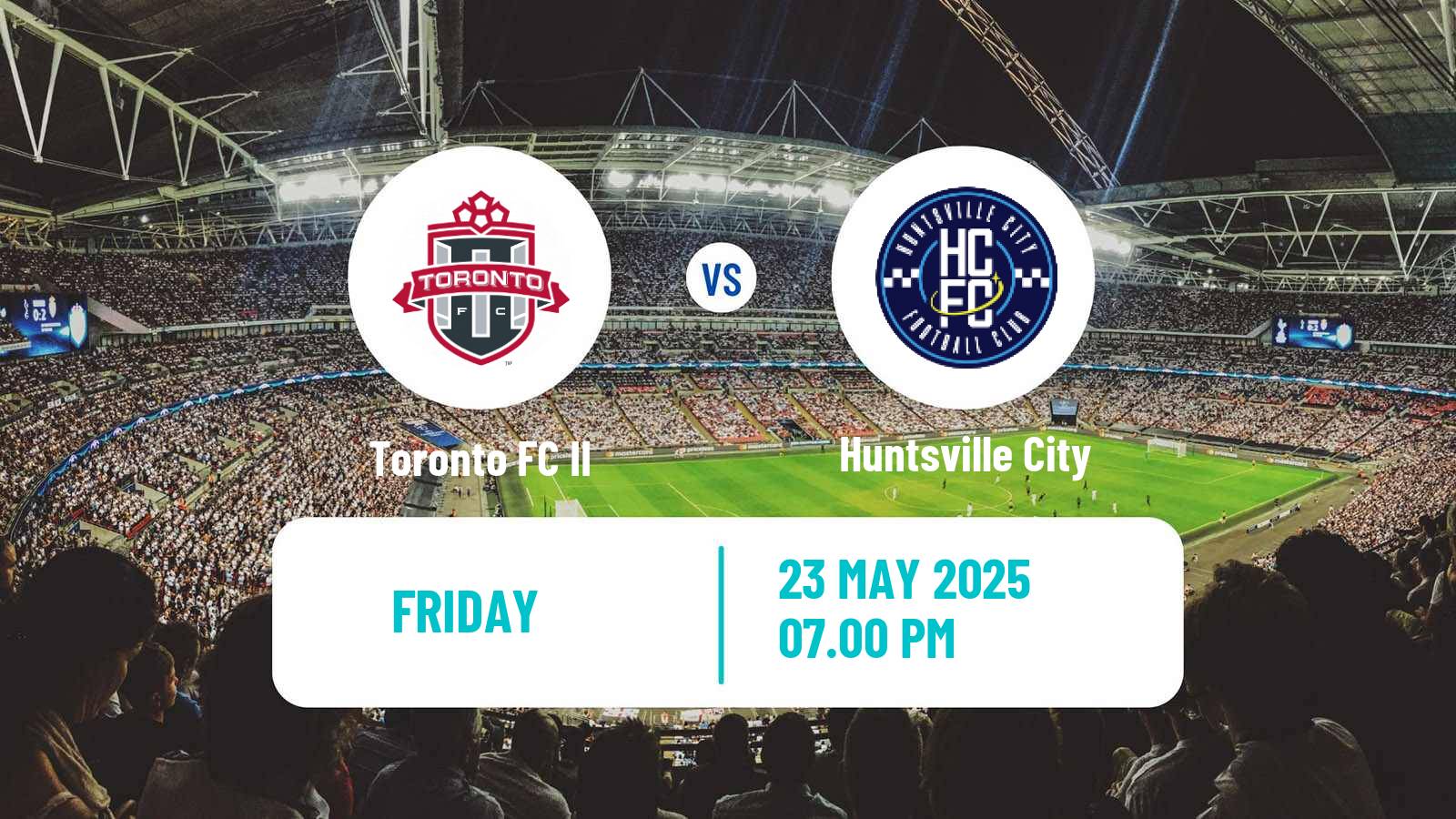 Soccer MLS Next Pro Toronto FC II - Huntsville City