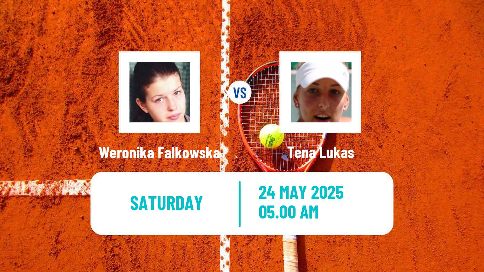 Tennis ITF W35 Bol Women Weronika Falkowska - Tena Lukas