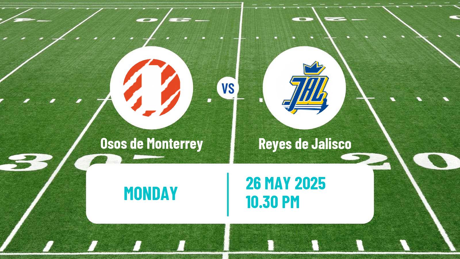 American football Mexican LFA Osos de Monterrey - Reyes de Jalisco