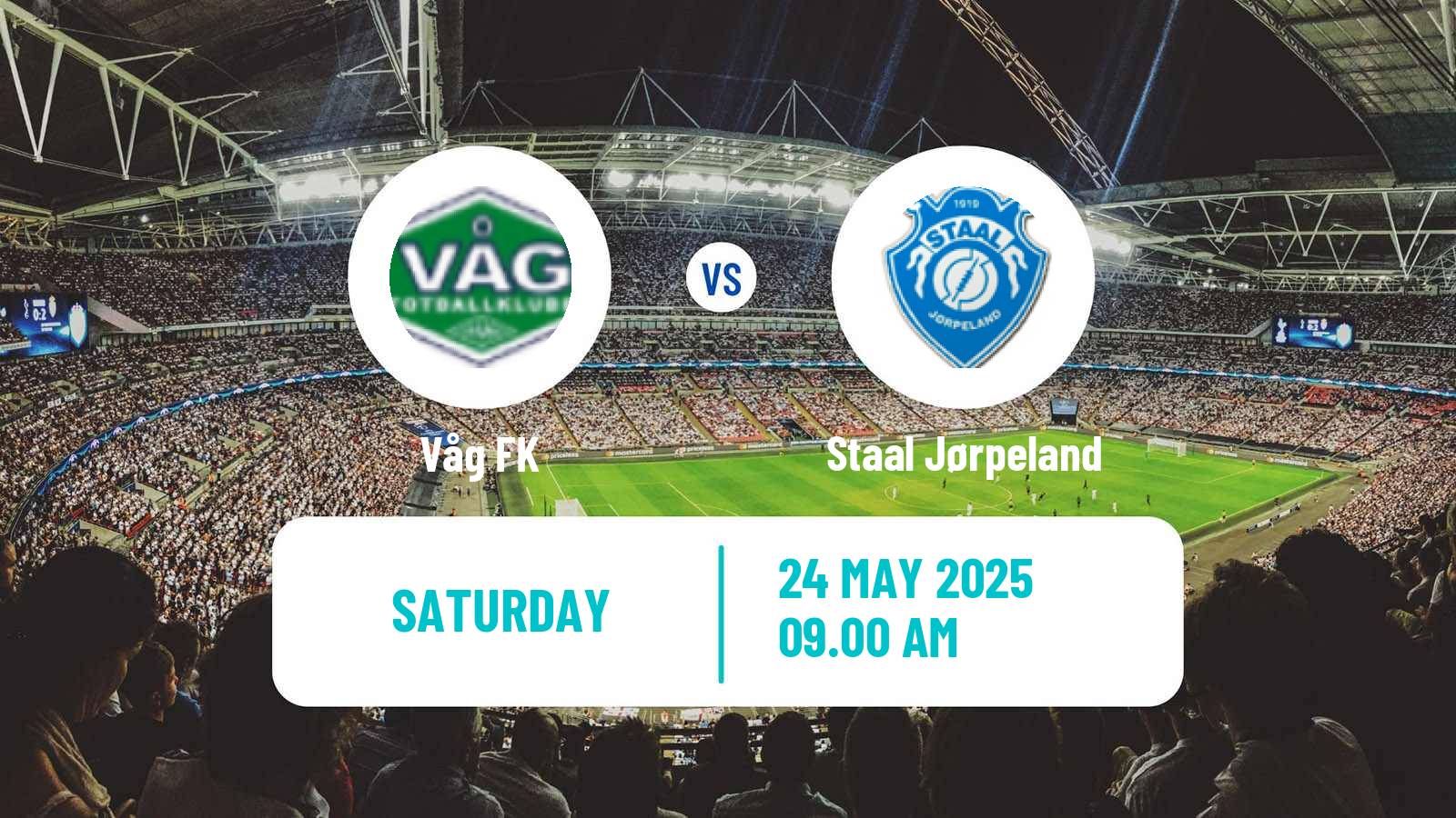 Soccer Norwegian Division 3 - Group 5 Våg - Staal Jørpeland