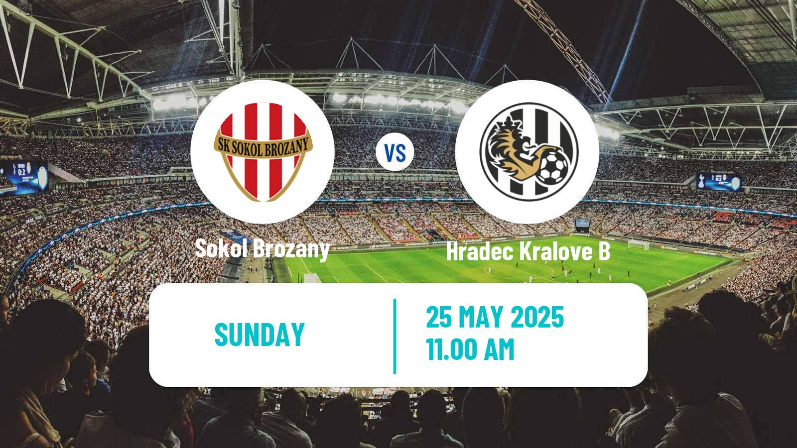 Soccer Czech CFL Group B Sokol Brozany - Hradec Kralove B