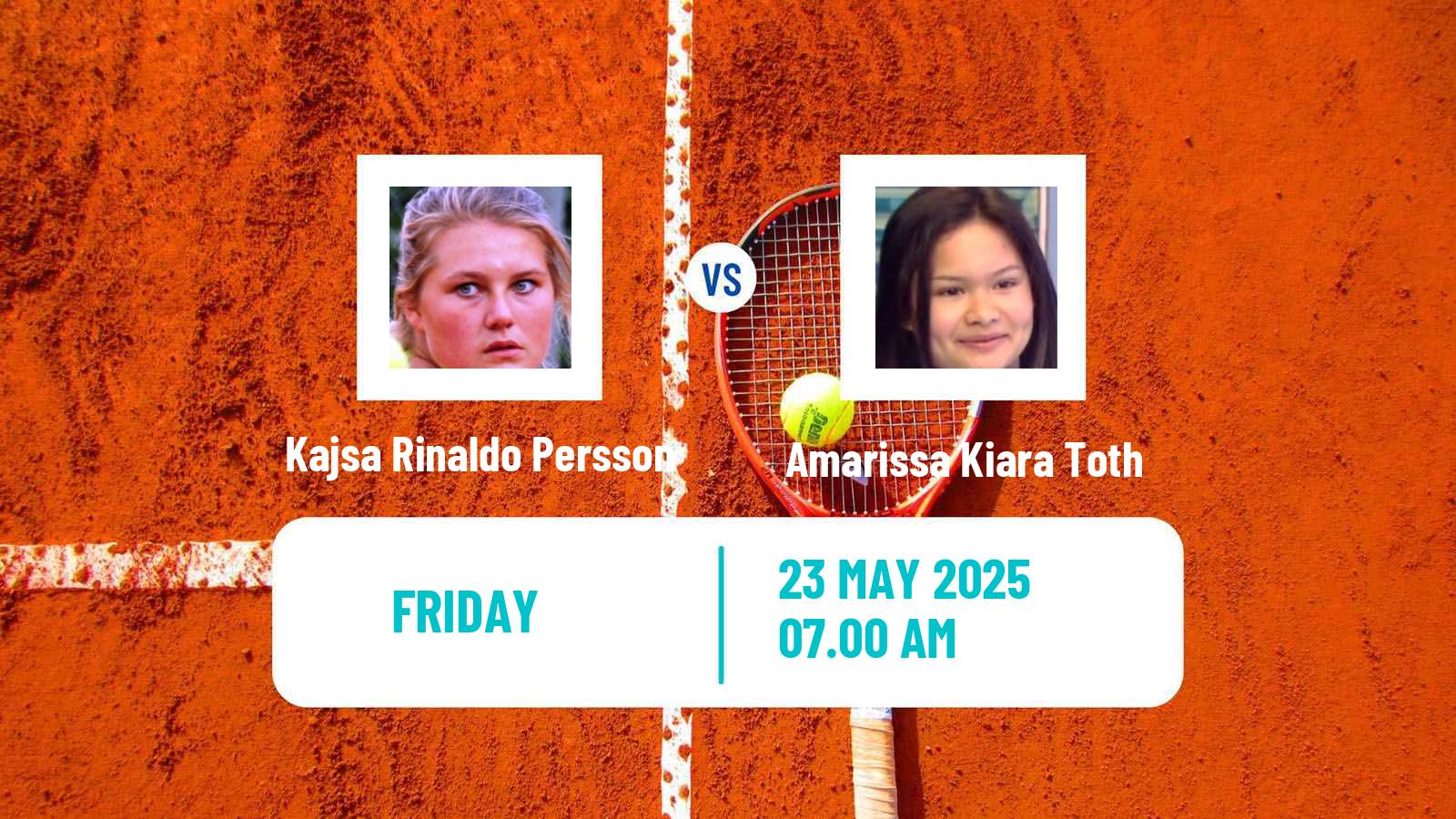 Tennis ITF W50 Portoroz Women Kajsa Rinaldo Persson - Amarissa Kiara Toth