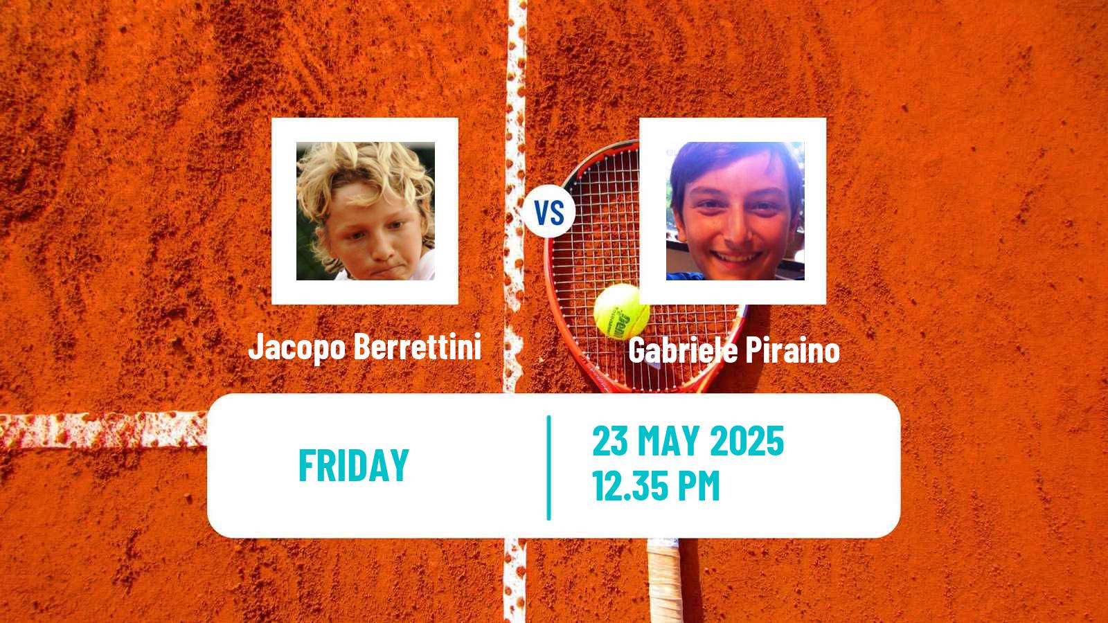 Tennis ITF M25 Cervia Men Jacopo Berrettini - Gabriele Piraino